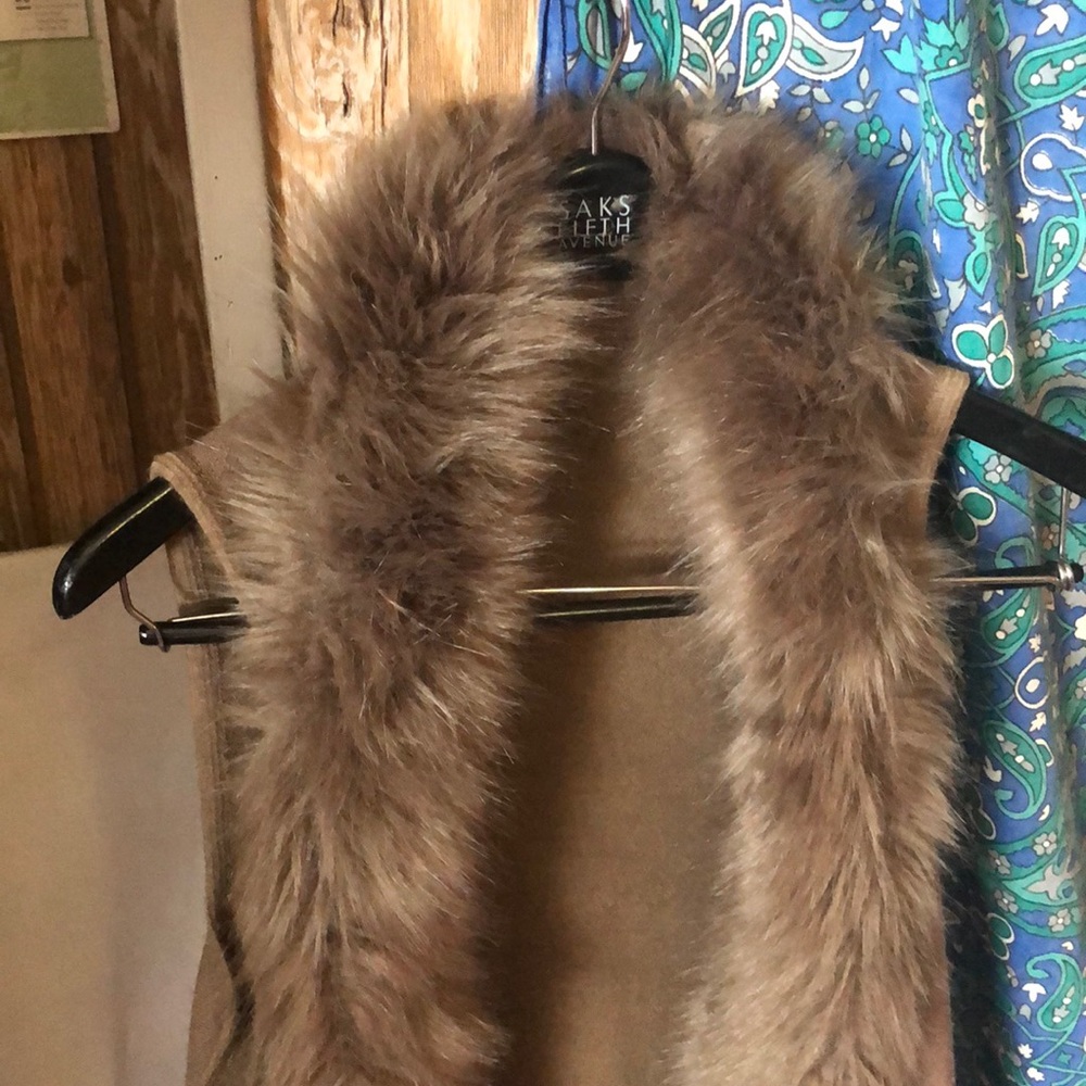 Faux Fur Fringe Cashmere Sweater